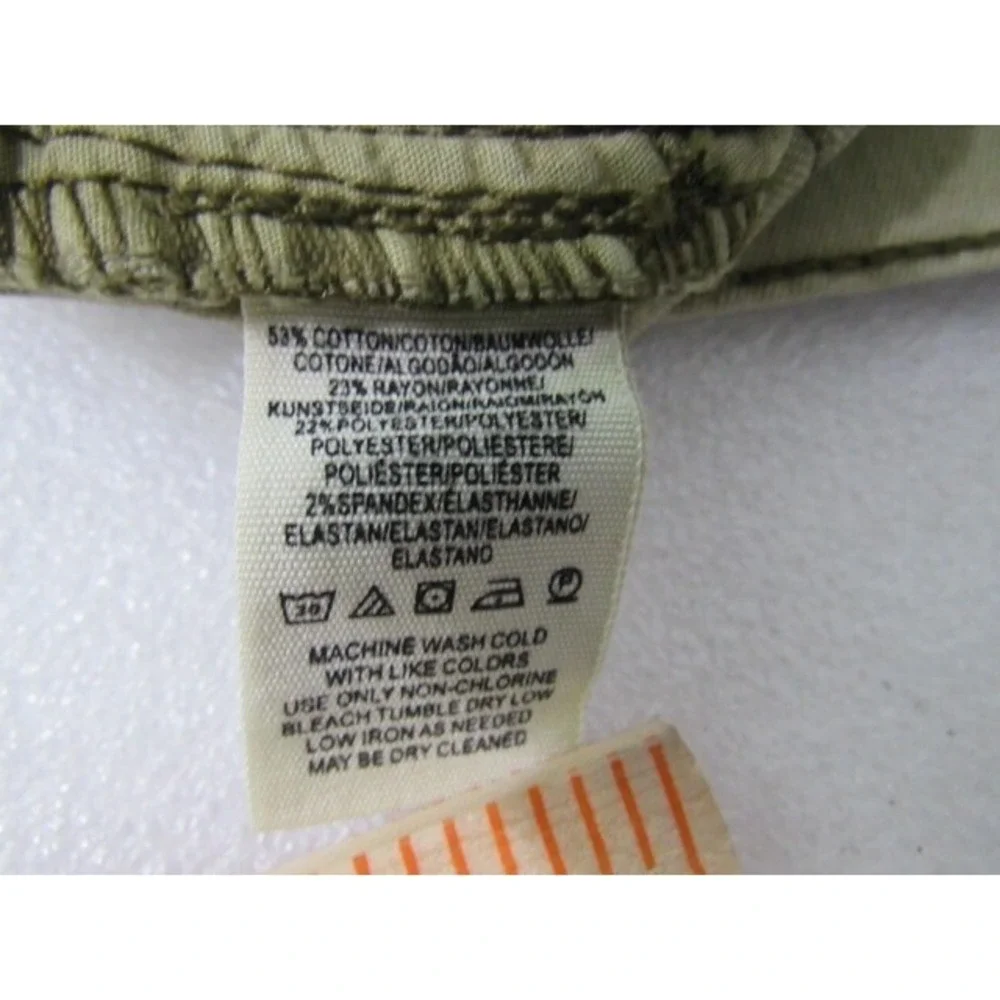 Free People We The Free‎ Green Mid-Rise Skinny Cotton Rayon Pant Size 28/25